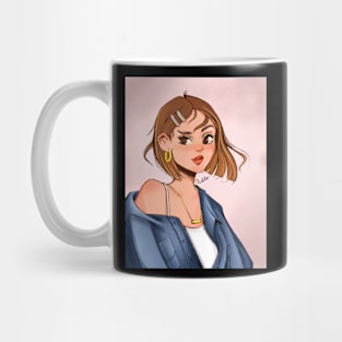 Jacket girl 2 Mug